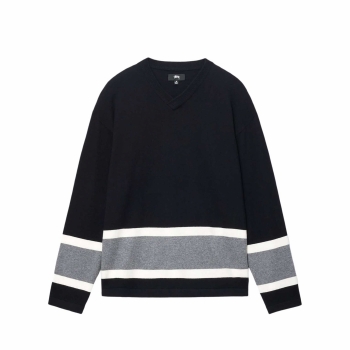 Stussy - Hockey Sweater - Black