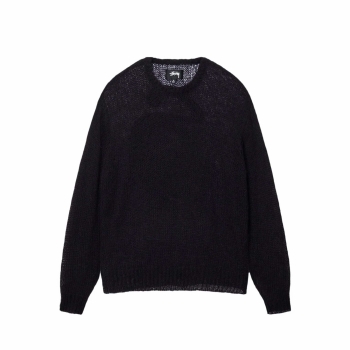 Stussy - S Loose Knit Sweater - Black