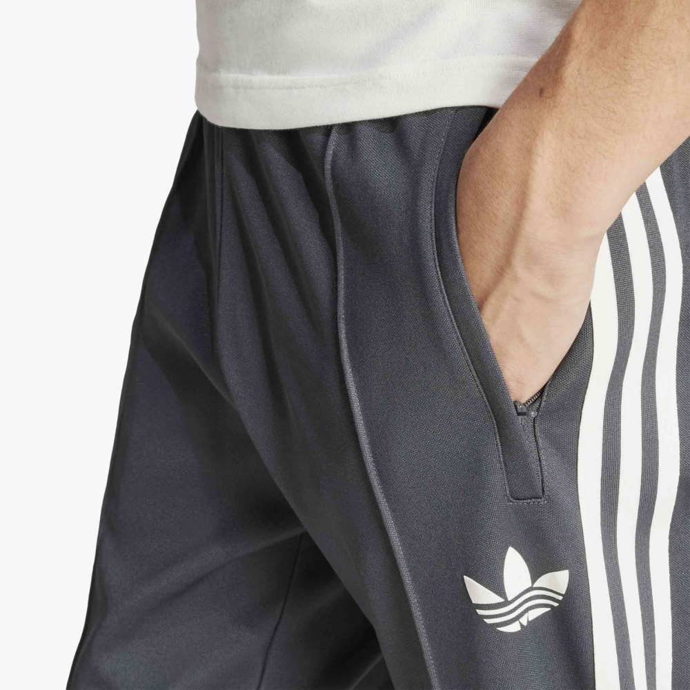 Adidas beckenbauer pants grey online