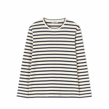Jil Sander - Striped Longsleeve - Marine (Ribbed Cotton)