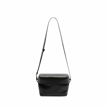 Jil Sander - Lid Crossbody Bag - Black (Calf Leather)