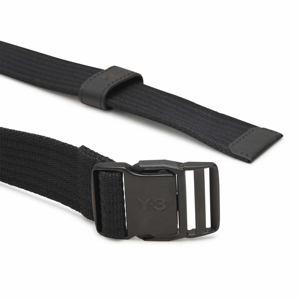 Y3 belt hot sale black