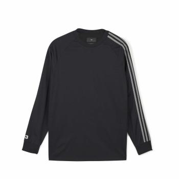 Y-3 - 3-Stripes LS Tee - Black