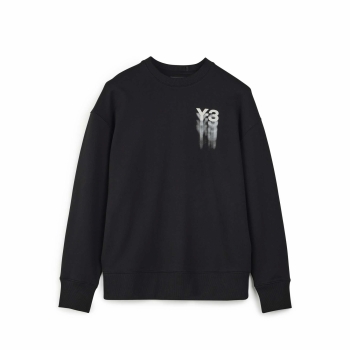 Y-3 - Graphic Logo Crew - Black