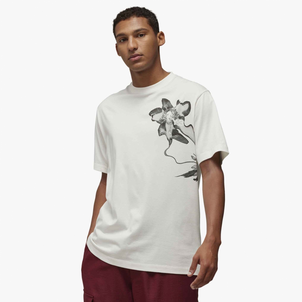 Y 3 Classic Graphic Floral Tee Off White IV7737 OUTBACK Sylt