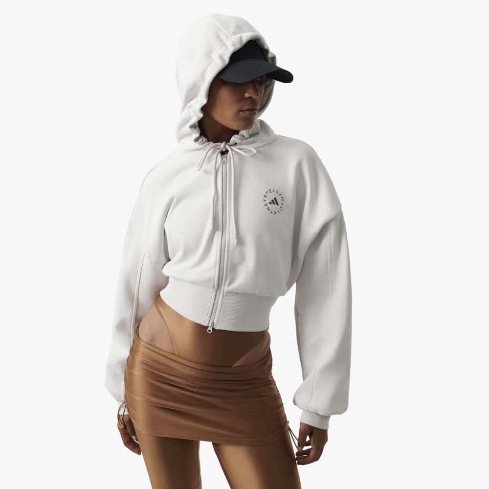 Adidas cropped kapuzenjacke