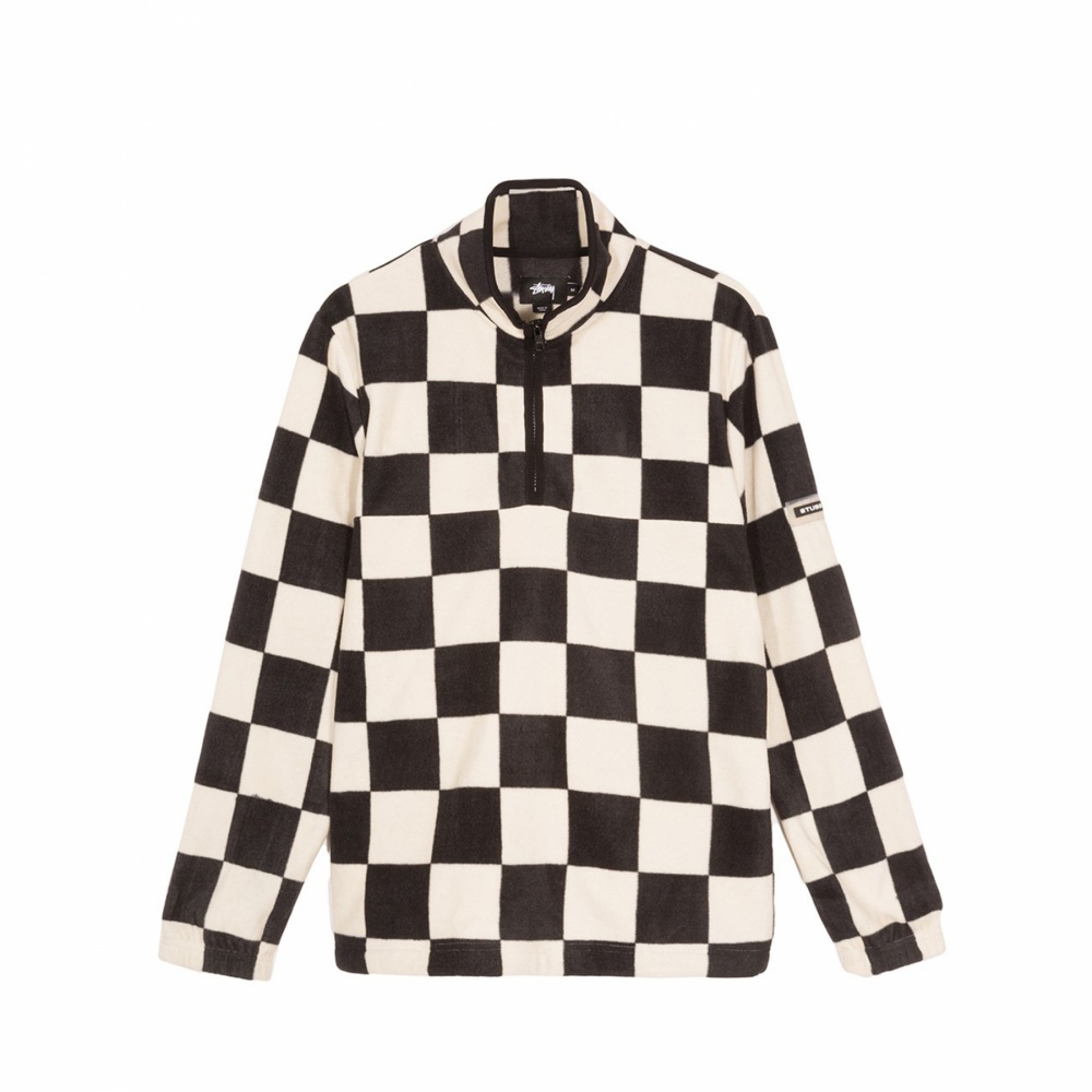 Stussy checkered discount mock neck