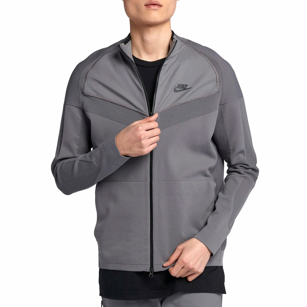 Nike sportswear tech knit jacket discount