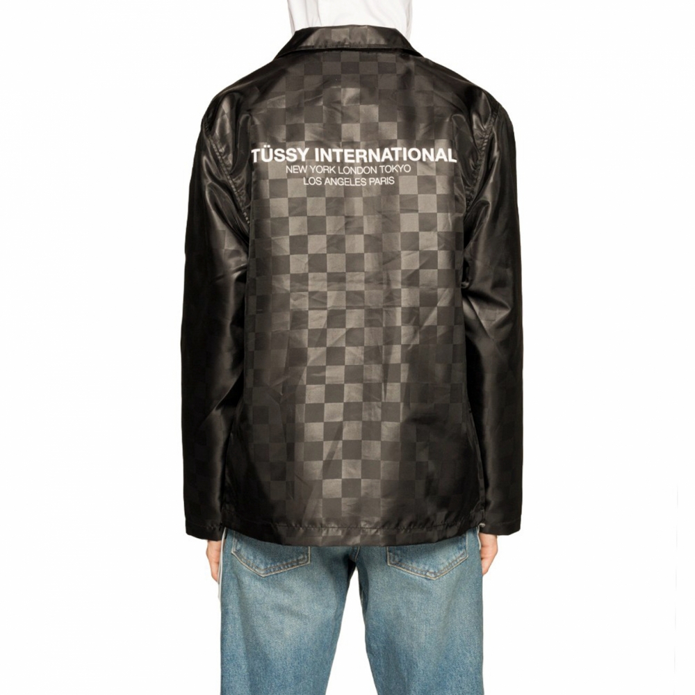 Stussy tonal hotsell check jacket
