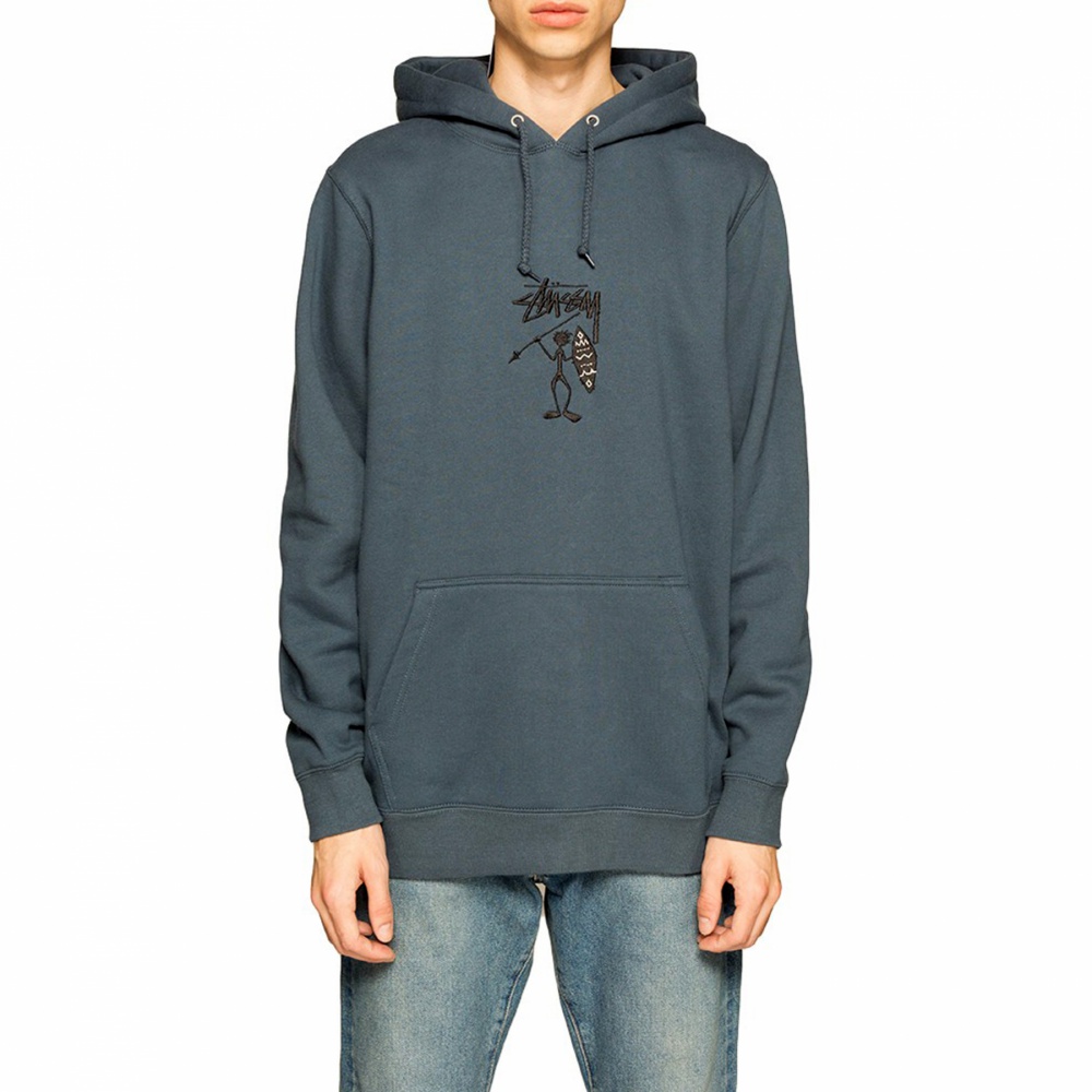 Stussy Tribe Man Applique Hood Ink 118284 0864 OUTBACK Sylt