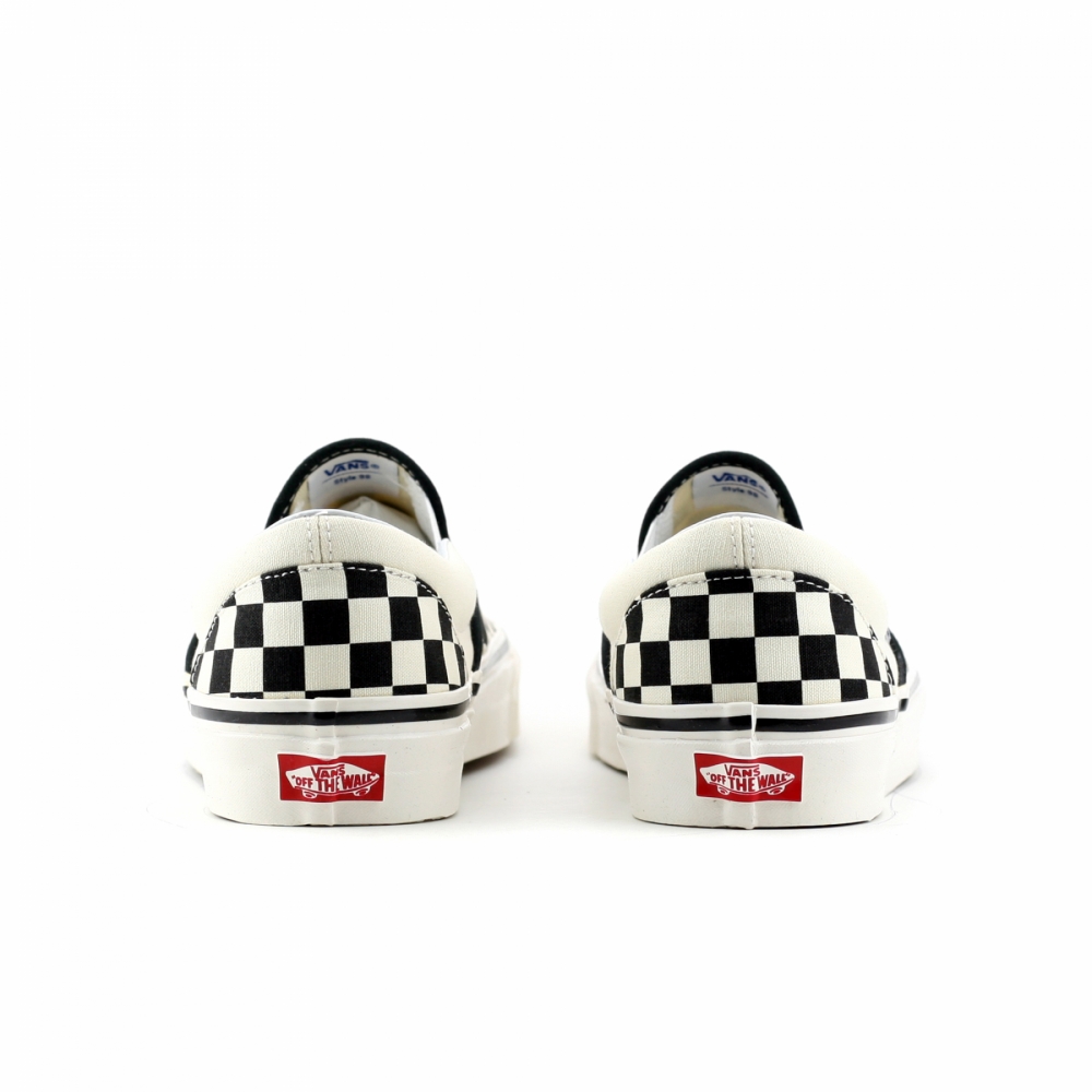 Vans anaheim slip on checkerboard best sale