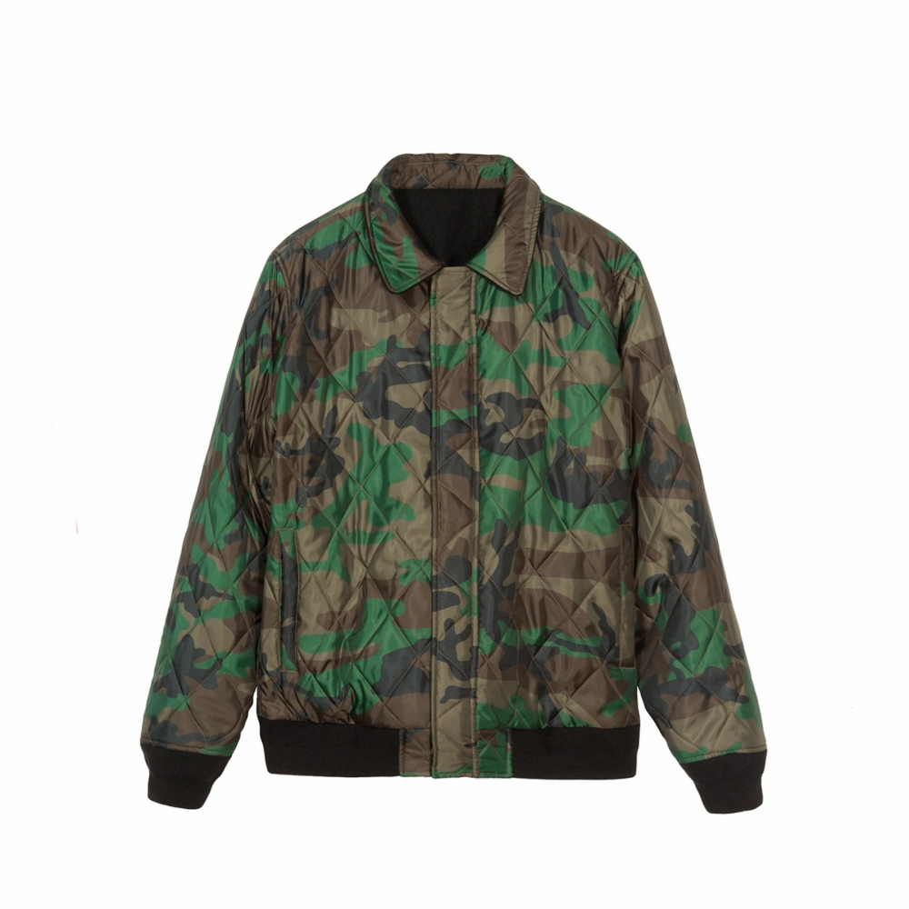 Stussy camo cheap bomber jacket