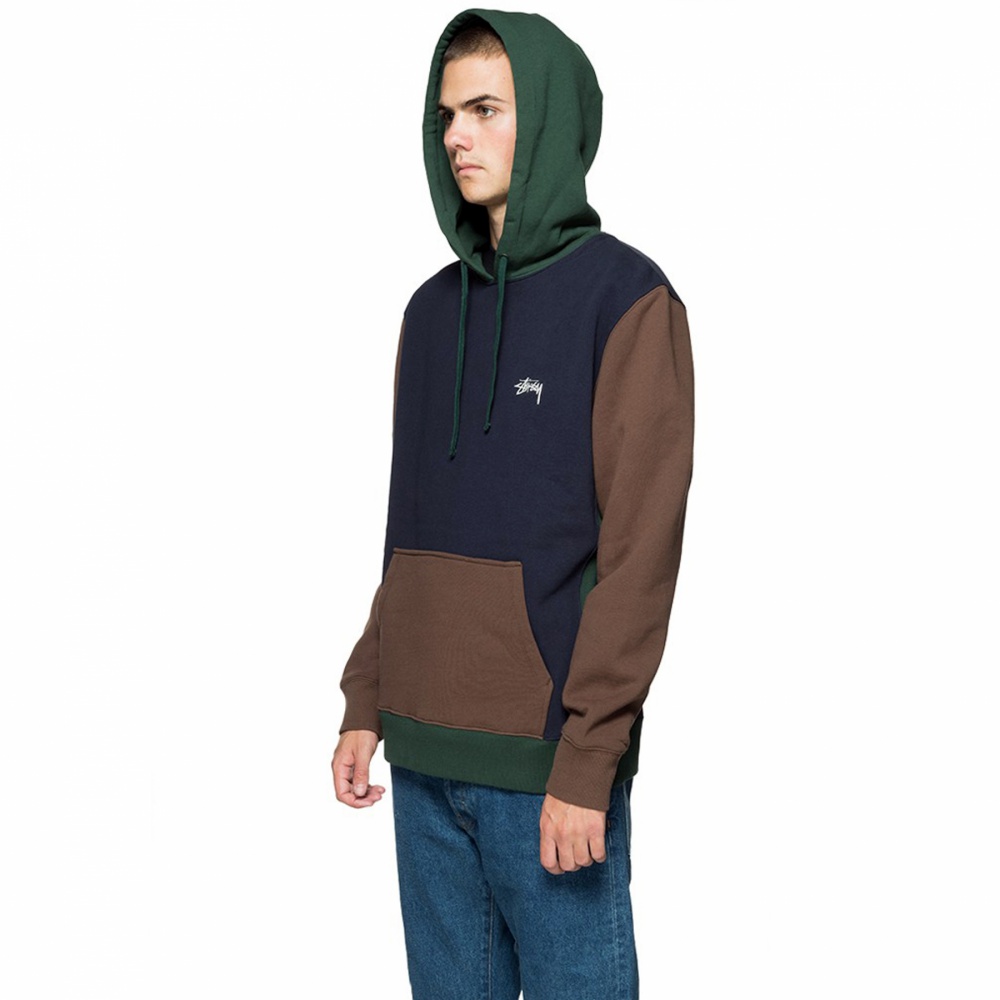 Stussy color blocked hood sale