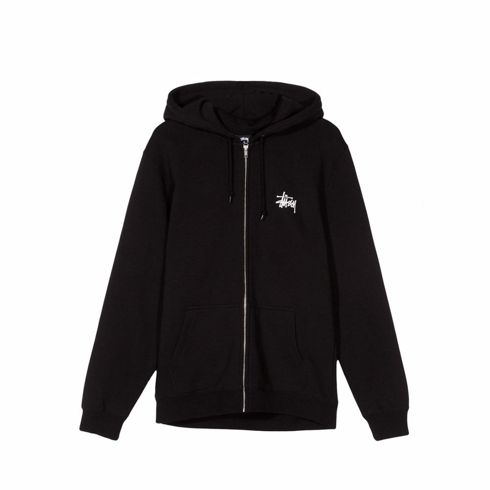 Stussy Basic Zip Hoodie Black 1974257 0001 OUTBACK Sylt