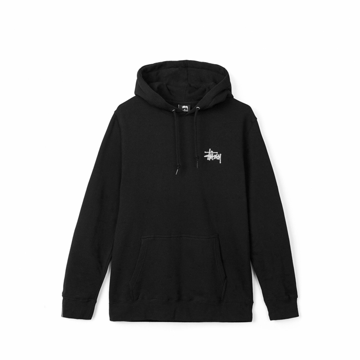 Stussy stock logo on sale embroidered hoodie